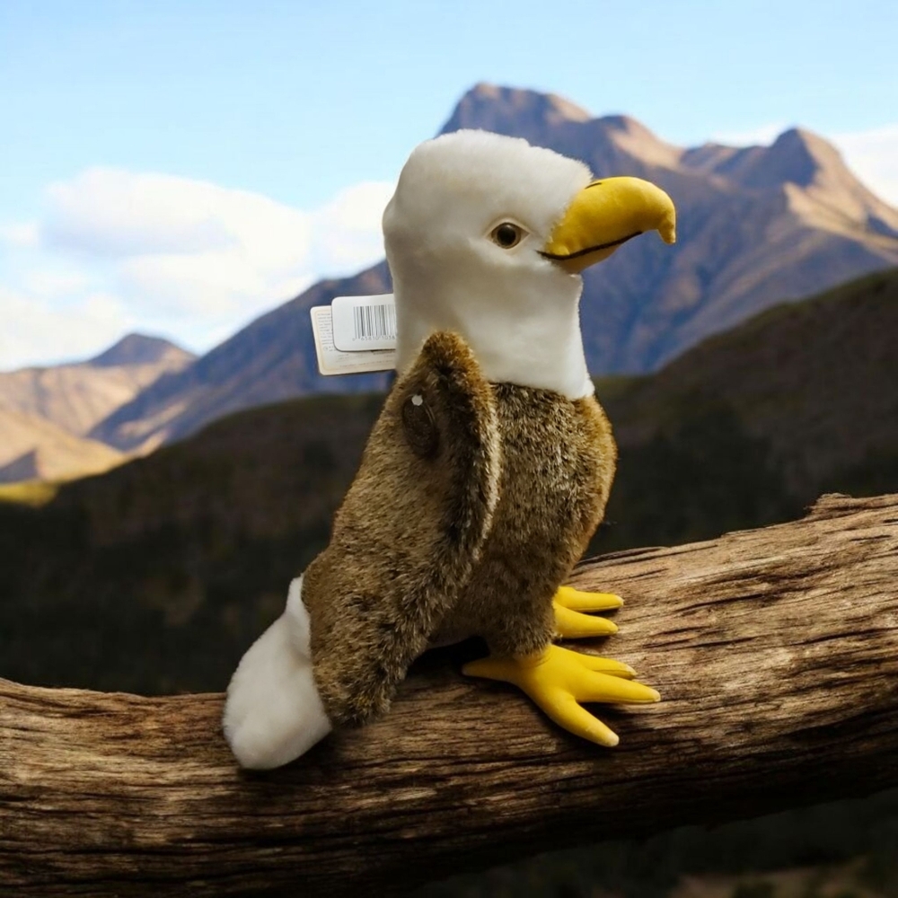 GANZ Heritage Collection Plush Bald Eagle Bird